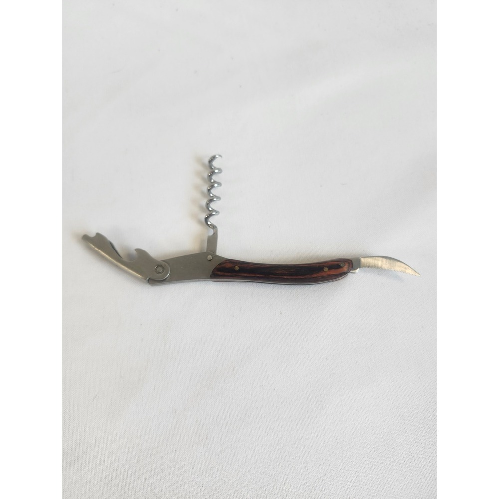 Rose Wineberg Royal Quality Waiters Corkscrew Wood Handle Wine Bottle Opener